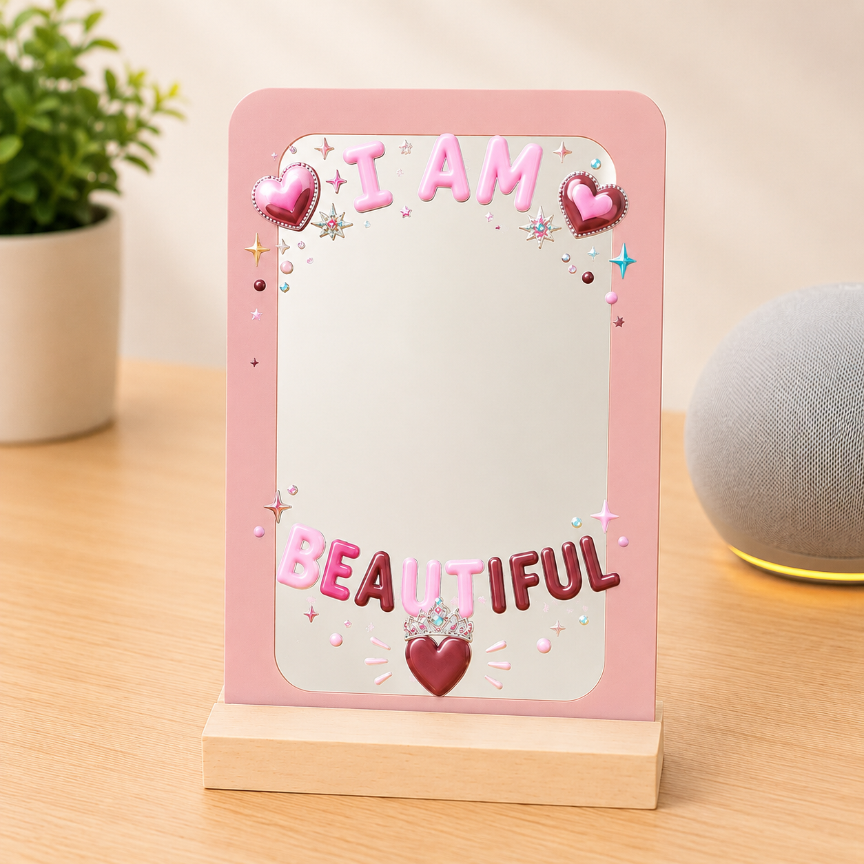 Kids Affirmation Mirrors Set | Positive Confidence Building Decor (Set of 5)