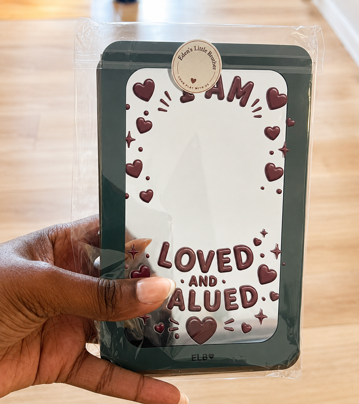 Kids Affirmation Mirrors Set | Positive Confidence Building Decor (Set of 5)