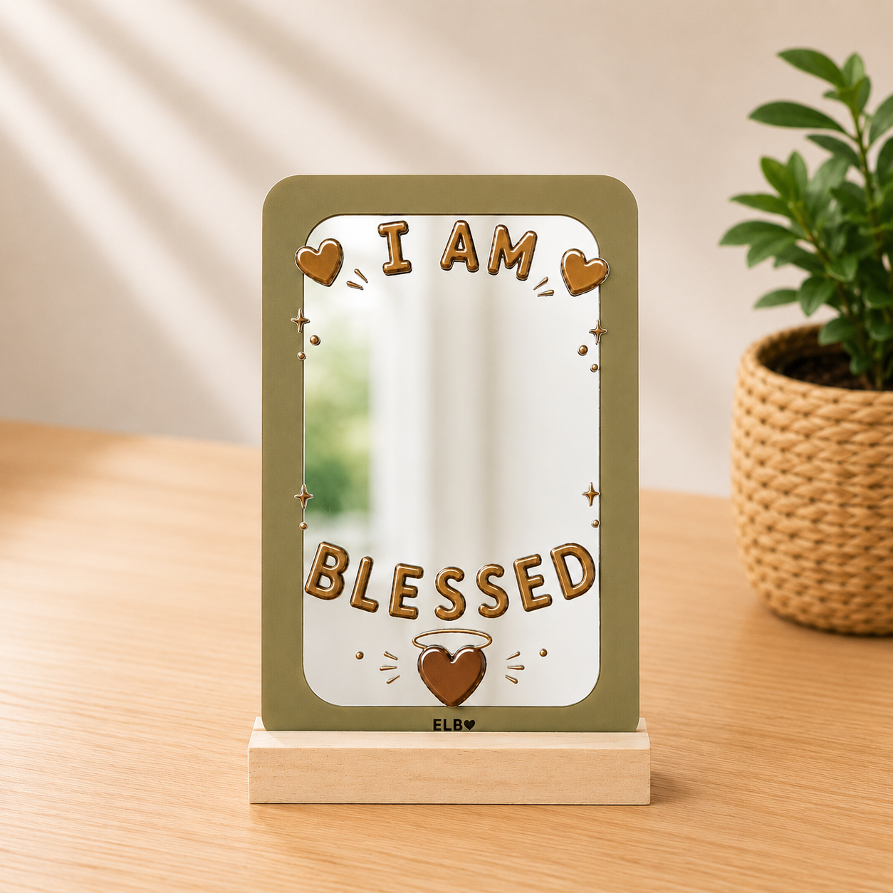 Kids Affirmation Mirrors Set | Positive Confidence Building Decor (Set of 5)